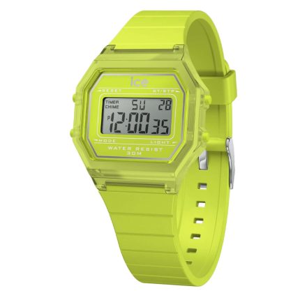 ICE digit retro - Lime zöld, unisex karóra - 32 mm - (022890)