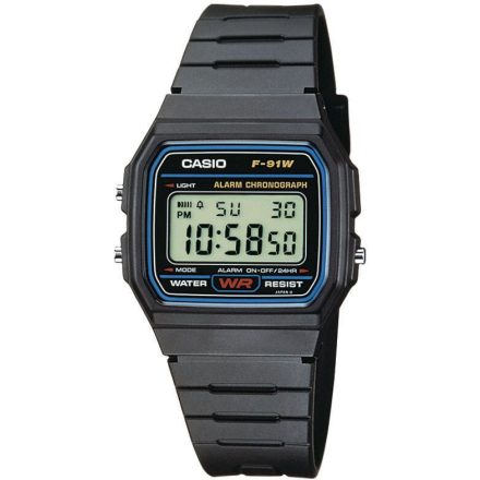 Casio Retro, unisex karóra - 35 mm - (F-91W-1YEG)